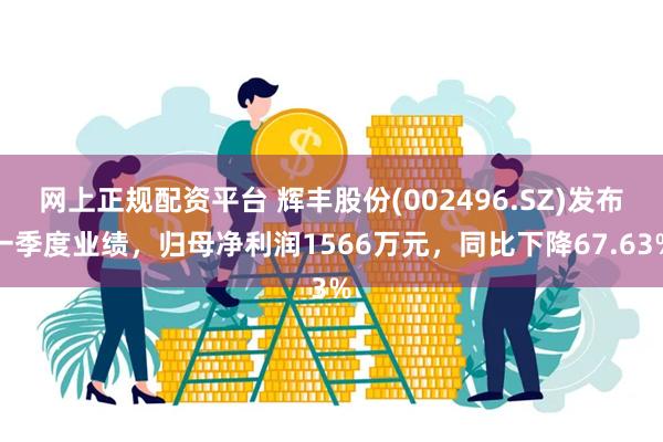 网上正规配资平台 辉丰股份(002496.SZ)发布一季度业绩，归母净利润1566万元，同比下降67.63%