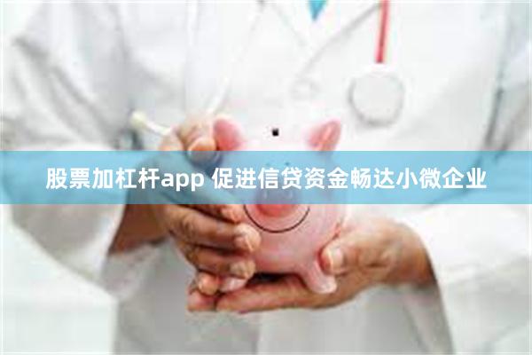 股票加杠杆app 促进信贷资金畅达小微企业